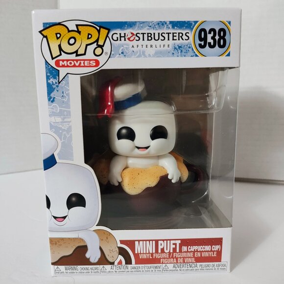 Pop! Movies - Ghostbusters Afterlife - Mini Puft in Cappuccino Cup #938 - Picture 1 of 6